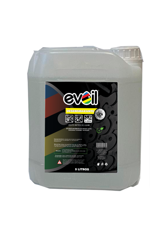 Linha de limpeza Evoil: Desengraxante, Desengraxante Aerossol e Shampoo Super Wash